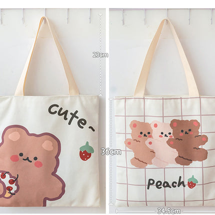 Girl Student's Cute Small Canvas Bag Shoulder