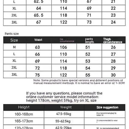 Youth Summer Suit Men's Loose Casual Shirt Short-sleeved Shorts