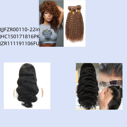 kinky curly wave human hair