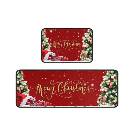 Festive Christmas Decorative Door Mat Doorway Foot Mat