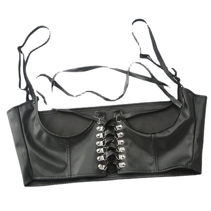 French Style European And American Fried Street Dark Girl Wrapped Chest Strap Waist Seal