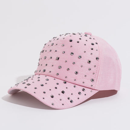 New Korean Style Summer Women's Diamond Cap Casual