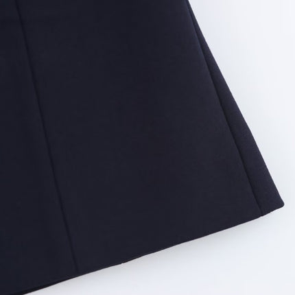 Women's Bowknot Decoration Stitching Hanging Collar Top