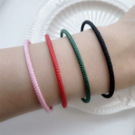 C- Shaped Elastic Adjustable Mouth Universal Steel Wire Bracelet