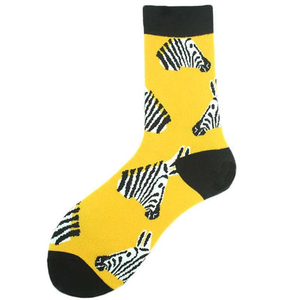 Trendy Men's Cotton Mid-calf Length Socks