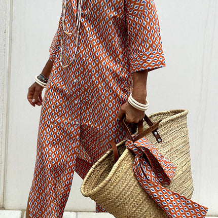 Striped Shirt Dress With Belt Fashion Half-sleeved Lapel Button Cardigan Dresses Women's Clothing