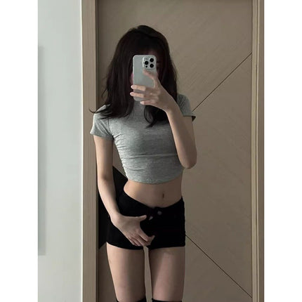 Hot Pants American Hot Girl Stretch Pants Short Slim Fashion