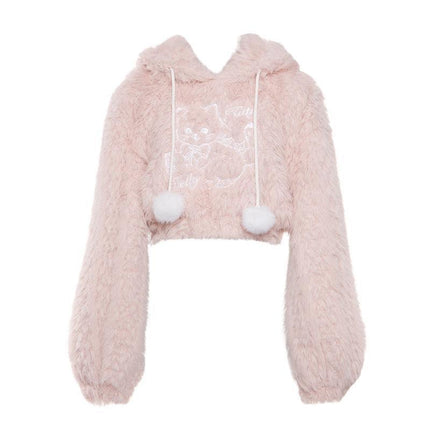 Women's Fashion Cat Short Fur Ball Sweater