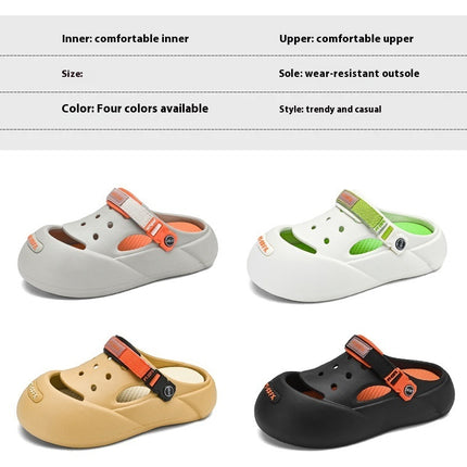 Men's Outerwear Casual Trend Color Matching Slippers