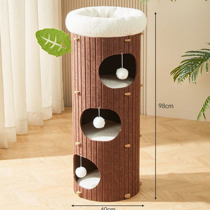 Cat Scratch Board Felt Nest Four Seasons Universal Tree Pet Supplies