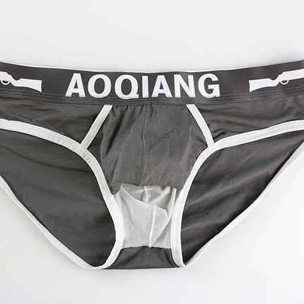 Men's Underwear Aoguan Men's Sexy Capsule Breathable Cotton Briefs 39