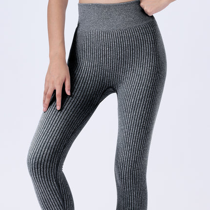 Leggings For Women Ribbed Seamless Leggings High Waisted Tummy Control Yoga Pants Women Workout Pants