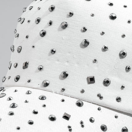 New Korean Style Summer Women's Diamond Cap Casual