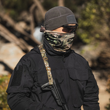 Plaid Autumn And Winter Men And Women Outdoor Tactics Fleece Hat Sports Cold-proof Warm