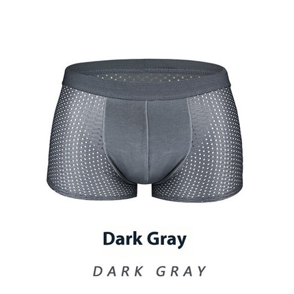 Ice Silk Men's Shorts Head Plus Size Boxer Briefs