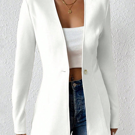 Korean Fashion Temperament V-neck Long Sleeve Small Suit Jacket