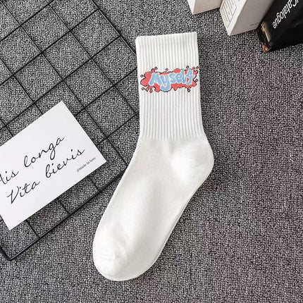 Cotton Fall Winter Men Basketball Long Socks