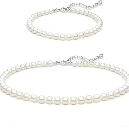 French Retro Artificial Pearl Necklace