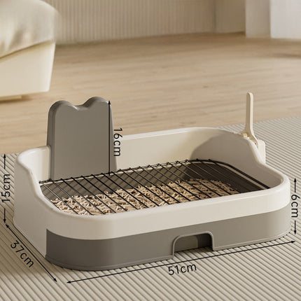 Pet Dog Toilet Portable Puppy Potty Tray Pet Litter Pan Dog Potty Pan Indoor Dog Potty Tray Puppy Training Tray Pet Accessories