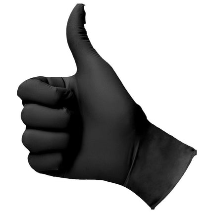 Disposable Nitrile Black Rubber Gloves