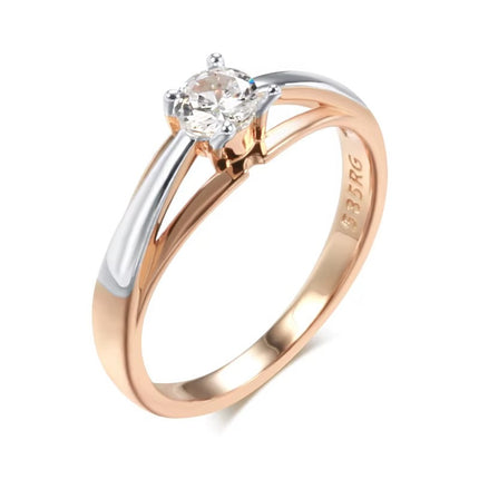 Zircon Ring Fashion Temperament Hollow Ladies
