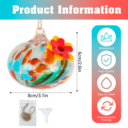 One Outdoor Courtyard With Glass Bird Feeder