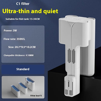 Crazy Water Plants Fish Tank Filter External Filter VAT Three-in-one Waterfall Wall-mounted Filter System