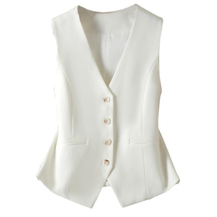 Fashion Design Sense Wild Vest Slimming Workplace Vest
