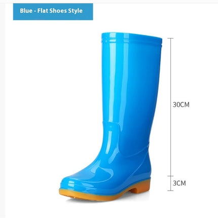 Men's Fashion Non-slip Plus Velvet Cotton-padded Rain Boots