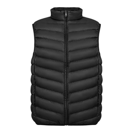 Men's Stand Collar Vest Thin