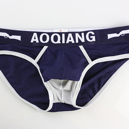 Men's Underwear Aoguan Men's Sexy Capsule Breathable Cotton Briefs 39