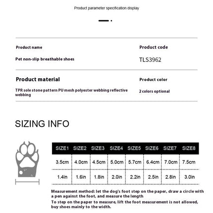 Dog Shoes Breathable Anti-dirty