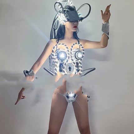 Costume Led Luminous Chest Armor Atmosphere