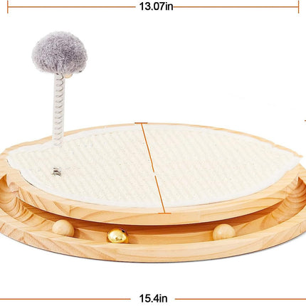 Cat Scratching Pad Toy Turntable Two-in-one Intelligence