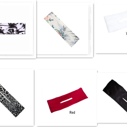 Printed Headband Hair Coiler French Vintage Bow