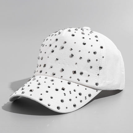 New Korean Style Summer Women's Diamond Cap Casual