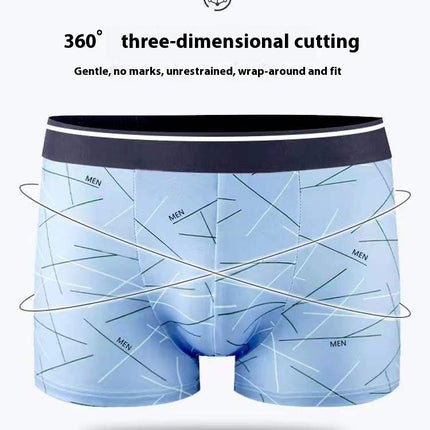 Men's Boxer Inner Antibacterial Underwear 4 Pack