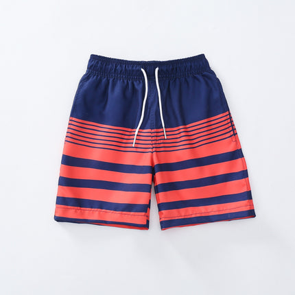 Boy Loose Lace-up Adjustable Sports Shorts