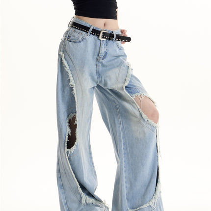 American Retro Hot Girl Design Jeans