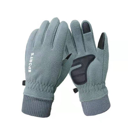 Men's Winter Polar Fleece Plus Fleece Warm Gloves