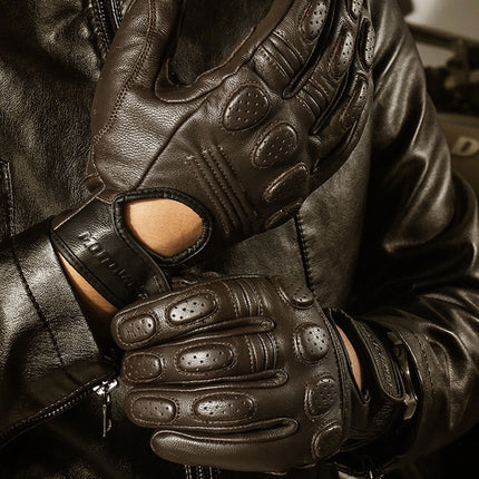 Off-road Racing Protective Motorcycle Leather Gloves