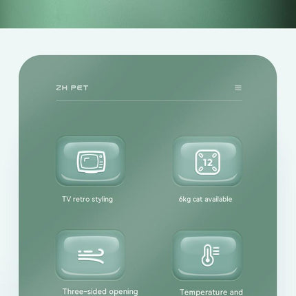 TV Cat Bag Out Portable Space Capsule Pet Backpack Carrying Large Capacity Portable