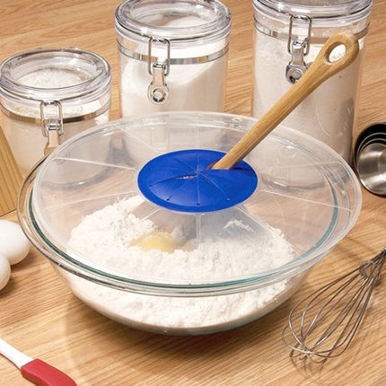 Plastic Eggs Mixer Anti Splash Lid Gadget for Egg Beater Bowl Cover Paste Cake Baking Tool Kitchen Cooking Accessories Supplies