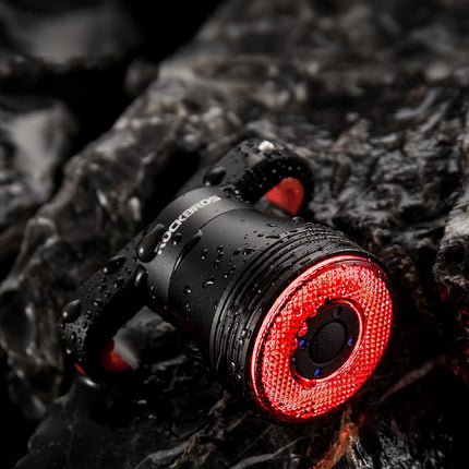 Bicycle Smart Auto Brake Sensing Light IPx6 Waterproof LED Charging Cycling Taillight Bike Rear Light Accessories