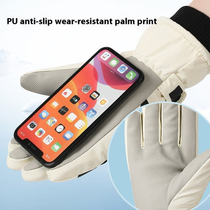 Winter Ski Windproof Touch Screen Fleece Warm Gloves