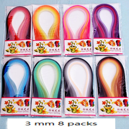 Gradient slip colored star origami