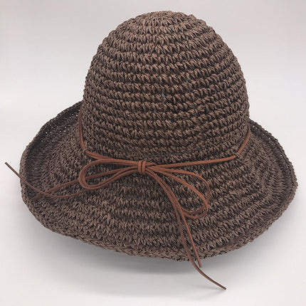 Women's Fresh Hand-woven Japanese Foldable Straw Hat