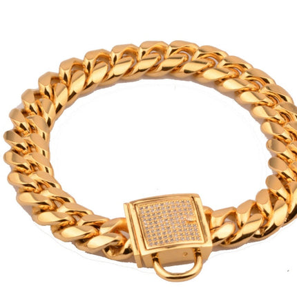 Stainless steel titanium steel gold encryption chain