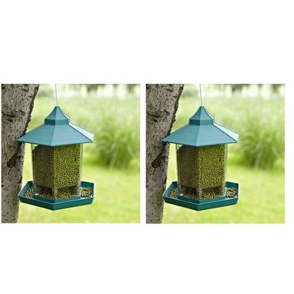 Waterproof hanging bird food box