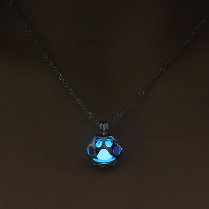Animal night light necklace
